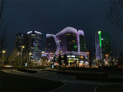 Zhengzhou Juwai . Tagモール複合体の夜景照明プロジェクト