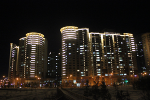 201810 10カザフスタンNursultan Hypervilleにおける高級住宅地の照明(都市計画)